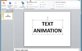PowerPoint - Add Animations to Text