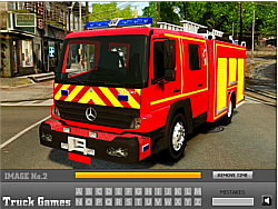 Fire Truck Hidden Letters Game - Play online at Y8.com