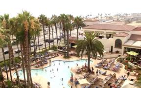 California Hotel Sunset Timelapse