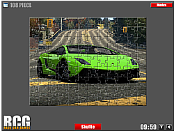 Lamborghini Jigsaw Game - Play online at Y8.com