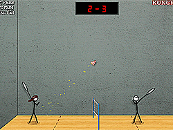 Mediator tool Long Stick Figure Badminton 2 Joc - Joacă online la Y8.com
