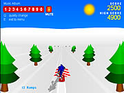 Sonic 3D Snowboarding - Y8.COM