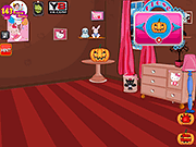 Hello Kitty Halloween Room Decoration