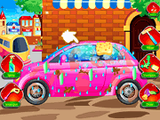 Clean My New Pink Car