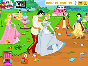 Princess Cinderella Wedding Cleaning