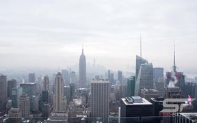 Time Lapse to the Manhattan Skyline in New York