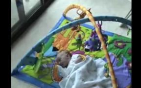 Baby Aidan on Playmat