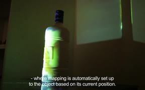 Projection mapping / Roundmapping / Lemond bottle