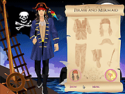 Pirate and Mermaid Dressup
